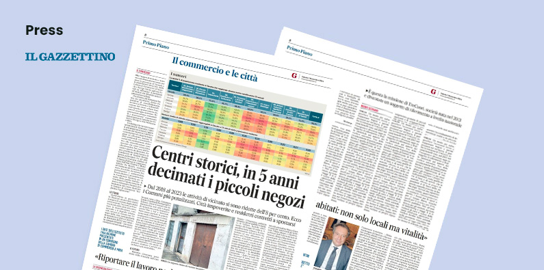 Articolo de "Il Gazzettino". necessità di rigenerazione urbana